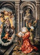 Saint Luke Painting the Virgin (nn03) GOSSAERT, Jan (Mabuse)